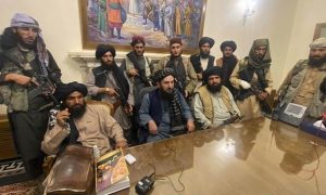 Taliban declares "war is over" as it takes control of presidential palace