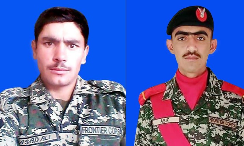 Two soldiers martyred in terror attack from Afghan soil