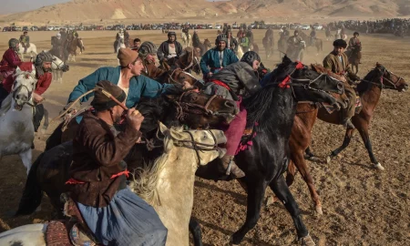 Buzkashi season begins in Afghanistan's Samangan province