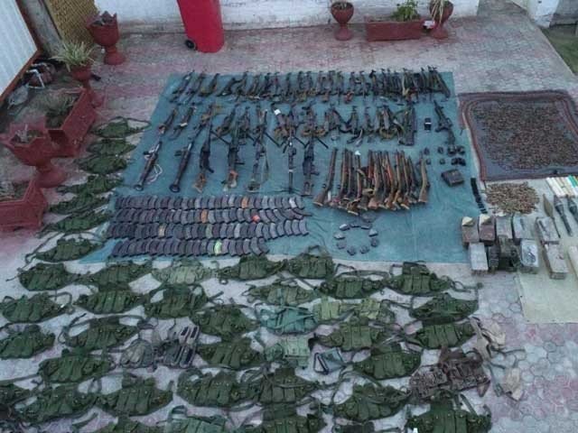 North Wazirstan: Security forces recover cache of arms, ammunition