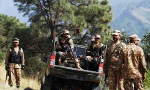 Three civilian, two soldiers killed in terror attacks
