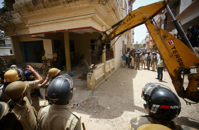 Uttar Pradesh state razes Muslim homes