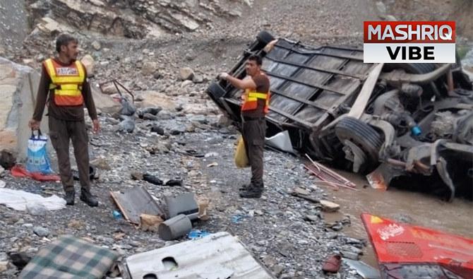 19 killed as passenger bus plunges into ravine in Shirani, Baluchistan