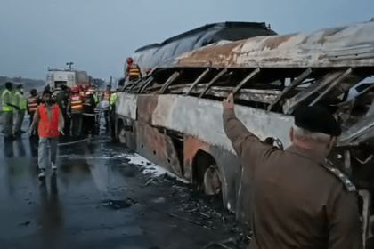 bus-oil-tanker collision