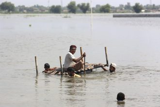 health crisis in flood hit Pakistan