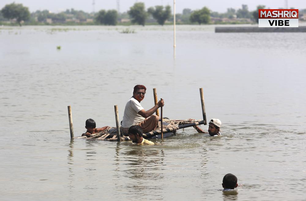 health crisis in flood hit Pakistan