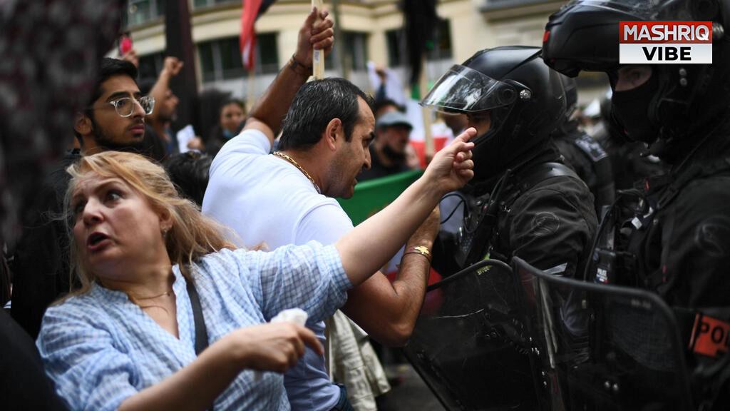 French police use tear gas to thwart Iran protest in Paris
