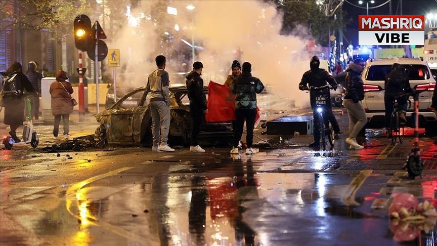 Riots erupt in Brussels and Rotterdam after Morocco beats Belgium at World Cup