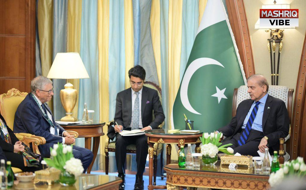 PM meets Bill Gates; urges sustained efforts by partners for polio-free Pakistan