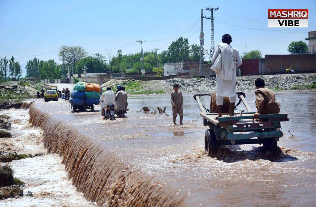 Heavy rain in Peshawar, suburbs continue