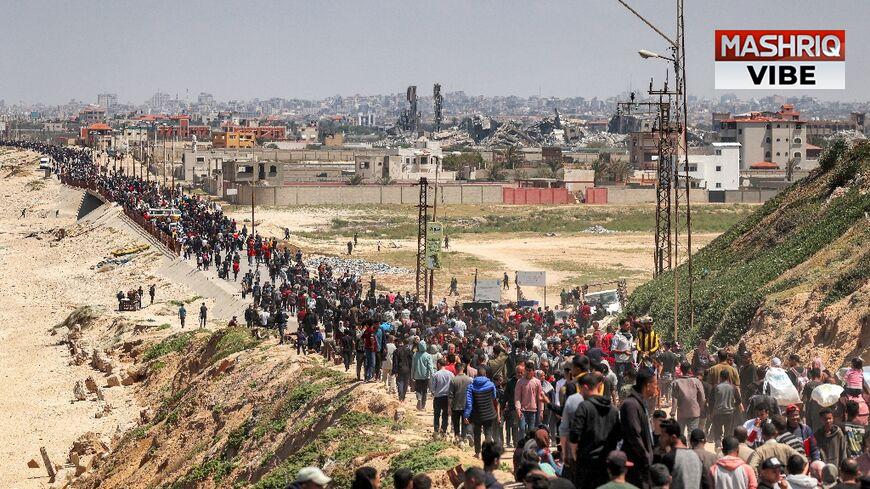 Gazans flood road north after ‘open checkpoint’ rumours