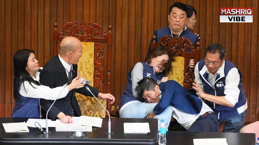 Brawl Erupts in Taiwan’s Parliament Over Reform Debates