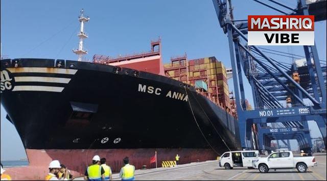 Largest Container Ship in Pakistan’s History Docks at Karachi Port
