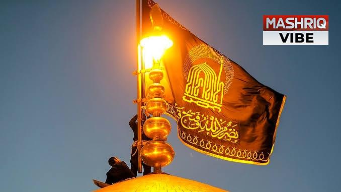 Black Flag Raised at Imam Reza Shrine in Mourning for President Raisi