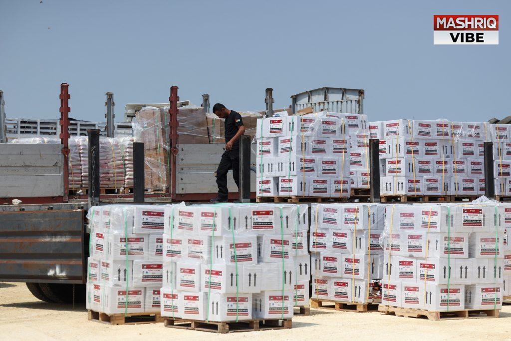 Israel allows trucks from newly reopened Erez crossing into Gaza after U.S. pressure