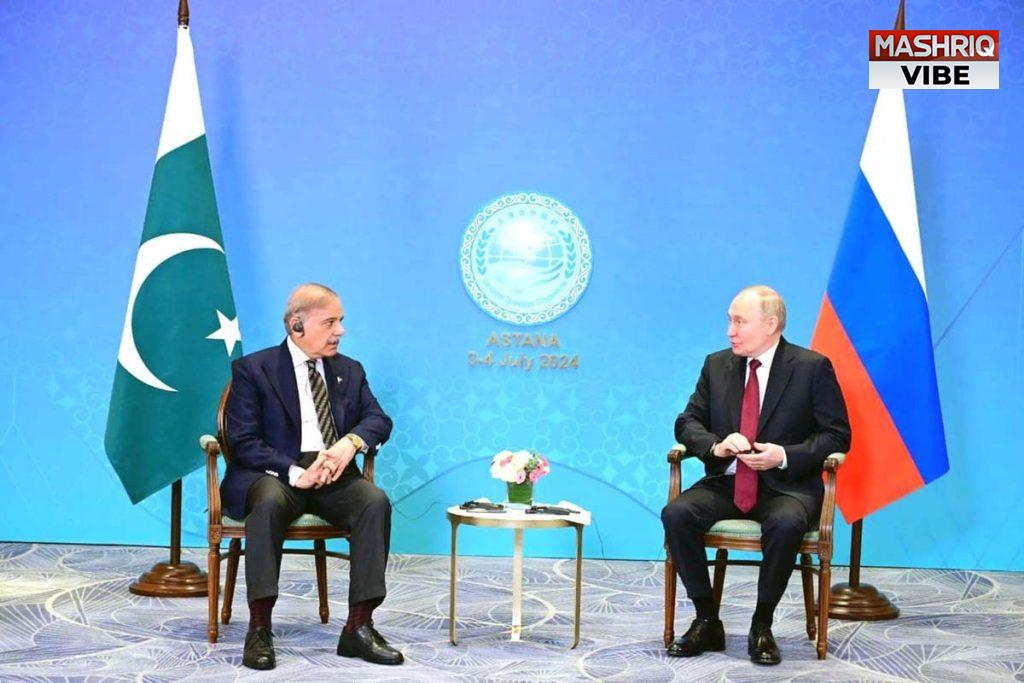 PM Shehbaz meets Putin; emphasises expanding bilateral trade, defence cooperation