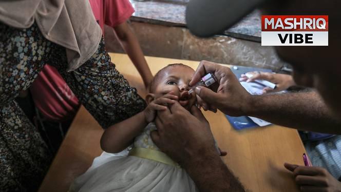 Nearly 159,000 children get polio vaccination in Gaza: Health Ministry