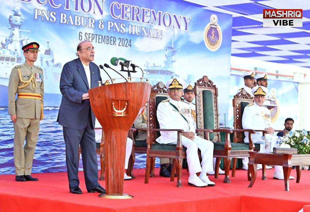 President for stronger Navy to protect Pakistan’s geo-economic interests