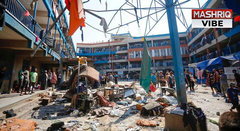 Six UNRWA staff killed in strikes on Gaza school  sheltering displaced people