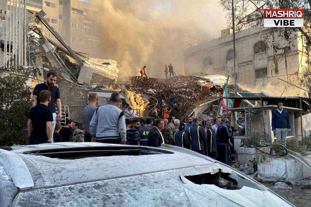 Syria war monitor says 3 civilians among 6 dead in Israel strikes on Damascus