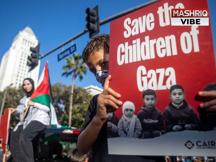 Thousands march worldwide for Gaza, Lebanon ceasefire ahead of anniversary