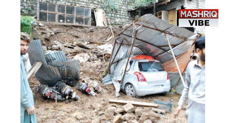 Two children die as wall collapses in Mansehra